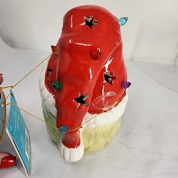 Disney Nightmare Before Christmas Oogie Boogie Ceramic Luminary NEW - Picture 4 of 7